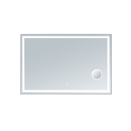 INNOCI-USA Eros 48 in. W x 35 in. H Rectangular LED Mirror with Touch Control Switch and Dual Color Temperature 62434835